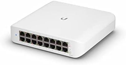 Ubiquiti UniFi Switch Lite 16 PoE | 16-Port Gigabit Switch with 8 PoE+ 802.3at Ports (USW-Lite-16-PoE)