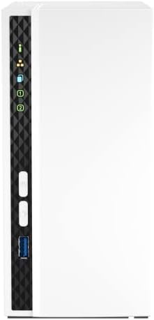 QNAP TS-233-US 2 Bay Affordable Desktop NAS with ARM Cortex-A55 Quad-core Processor and 2 GB DDR4 RAM (Diskless)