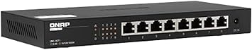 QNAP QSW-1108-8T-US 8-Port 2.5GbE Plug & Play unmanaged Network Switch