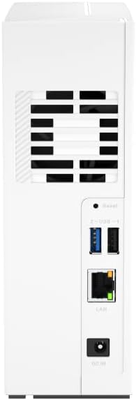 QNAP TS-133-US 1 Bay Affordable Desktop NAS with ARM Cortex-A55 Quad-core Processor and 2 GB DDR4 RAM (Diskless)