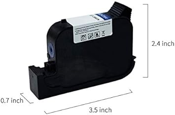 OLYBSJET Original Solvent Quick Dry Ink Cartridge for Handheld Inkjet Printer BT-HH6105B2, BT-HH6105B3 & B10 (Yellow)