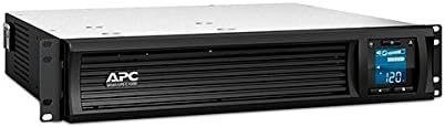APC UPS 1000VA Smart-UPS with SmartConnect, Pure Sinewave UPS Battery Backup, Line Interactive, 120V Uninterruptible Power Supply, Rackmount UPS (SMC1000-2UC)
