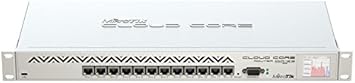 Mikrotik CCR1016-12G 1U 16 Core CPU 1.2GHz 2GB RAM 12-Port Gigabit Ethernet Industrial Grade Router