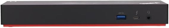 Lenovo USA ThinkPad Thunderbolt 3 Dock Gen 2 135W (40AN0135US) Dual UHD 4K Display Capability, 2 HDMI, 2 DP, USB-C, USB 3.1, Black