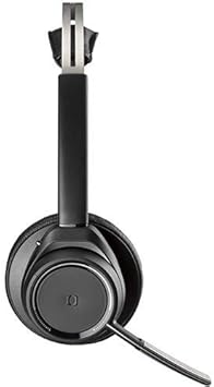 Plantronics Voyager B825-M Focus UC Bluetooth Headset with USB Type-A Adapter for Microsoft (202652-02) Essential Bundle