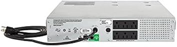 APC UPS 1000VA Smart-UPS with SmartConnect, Pure Sinewave UPS Battery Backup, Line Interactive, 120V Uninterruptible Power Supply, Rackmount UPS (SMC1000-2UC)