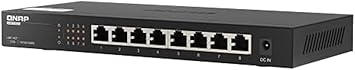 QNAP QSW-1108-8T-US 8-Port 2.5GbE Plug & Play unmanaged Network Switch