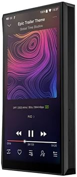 FiiO M11S Hi-Res MP3 Music Player with Dual ES9038Q2M, Android 10 Snapdragon 660, 5.0inch, Lossless DSD/MQA, 5G WiFi/Apple Music/Tidal/Amazon Music 4.4mm 2.5mm/3.5mm/4.4mm Black