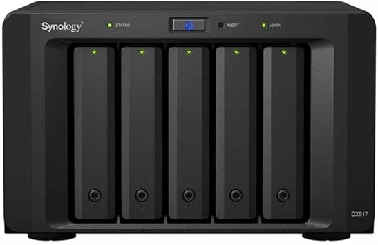 Synology 5bay Expansion Unit DX517 (Diskless) 157 mm x 248 mm x 233 mm