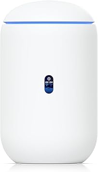 Ubiquiti Networks UniFi UDR-US Dream Router, All-in-One Router, WiFi 4 / WiFi 5 / WiFi 6, Dual-Band (2.4 GHz/5 GHz), 1 x GbE WAN Port, 4 x GbE LAN Ports (2 PoE), White