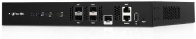 Ubiquiti Networks 4-Port GPON OLT, SFP+ Interface, Fiber Optical Line Terminal, Metal Case, Compatible with ONUs, Desktops, Laptops, Other Devices