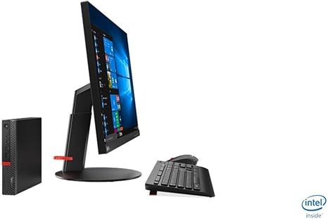 Lenovo ThinkCentre M920x Tiny Desktop | Core i5-8500T - 256GB SSD Hard Drive - 16GB RAM | 6 cores @ 3.5 GHz Win 10 Pro Black