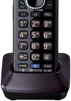 Panasonic Consumer KX-TGA950B Panasonic Consumer KX-TGA950B Accessory 2 Line Handset For Kx-tg954x by Panasonic