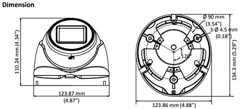 hikvision DS-2CE79D3T-IT3ZF 2MP OD IR Turret Camera,TRBHD 4,2.7-13.5MM,70M,WDR,IR,IP67