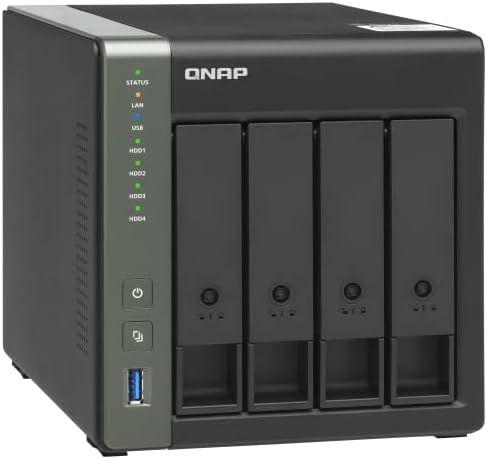 QNAP TS-431X3 4 Bay High-Speed NAS with One 10GbE and 2.5 GbE Port