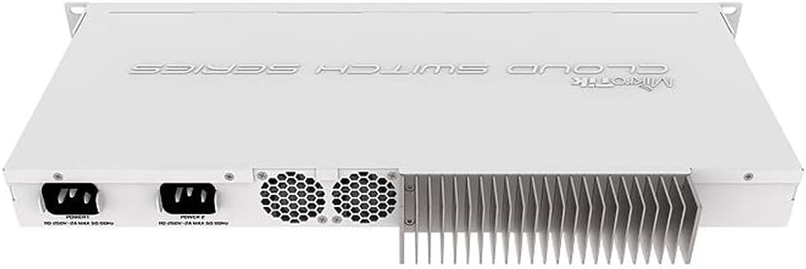 Mikrotik CRS317-1G-16S+RM, 16-Port 10GbE SFP+ Managed Layer 3 Switch, Silver, Metal Case, Compatible with Desktop, Laptop, Server, Network Printer
