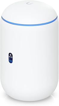 Ubiquiti Networks UniFi UDR-US Dream Router, All-in-One Router, WiFi 4 / WiFi 5 / WiFi 6, Dual-Band (2.4 GHz/5 GHz), 1 x GbE WAN Port, 4 x GbE LAN Ports (2 PoE), White