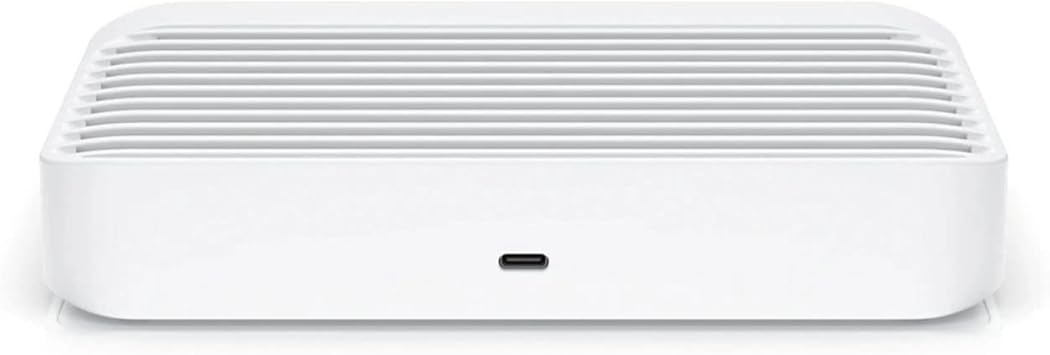 Ubiquiti Networks UniFi Flex XG, High Performance Compact Managed Layer 2 Multi-Gigabit Switch, 1 x GbE PoE+ RJ45 Input, 4 x 10 GbE RJ45 Ports, USW-Flex-XG, White