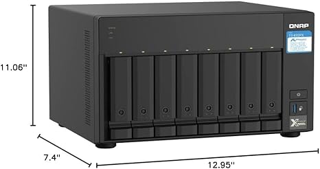 QNAP TS-832PX-4G 8 Bay High-Capacity NAS with 10GbE SFP+ and 2.5GbE
