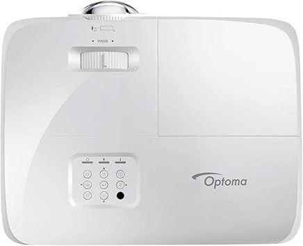 Optoma GT1080HDRx Short Throw Gaming Projector | Enhanced Gaming Mode for 1080p 120Hz Gameplay at 8.4ms | 1080p and HDR support with 4K UHD input | Bright 3,800 Lumens for Day and Night Gaming | White