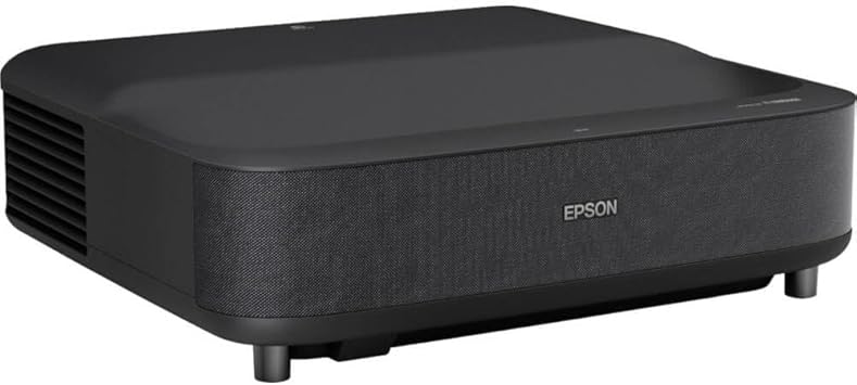 Epson EpiqVision Ultra LS300 Smart Streaming Laser Black Projector with HDR and Android TV