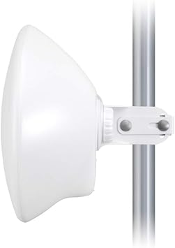 Ubiquiti LTU-PRO High Gain 5GHz Point to Multipoint 24 dBi LTU Client CPE Radio with Advanced RF Performance, White