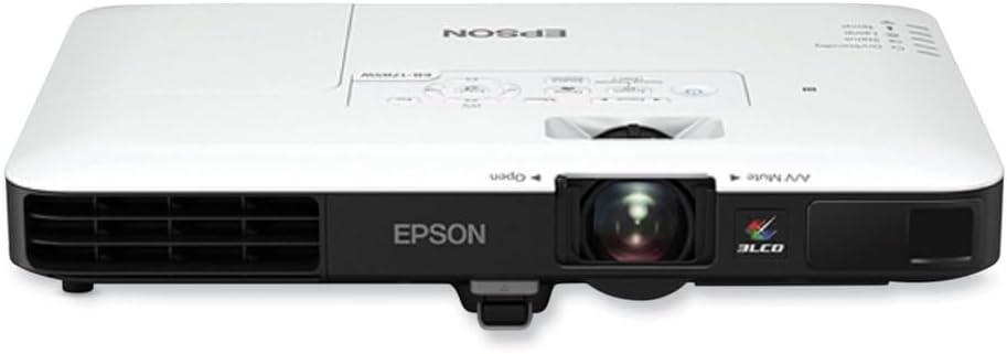 Epson PowerLite 1785W 3LCD WXGA Wireless Mobile Projector with Carrying Case and Fast and Easy Image Adjustments, Multi-Coloured