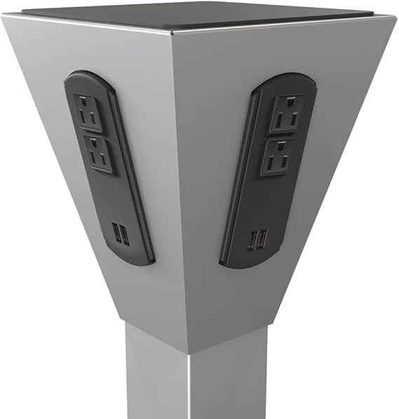 Balt Iteach Mobile Tower, AC Outlet, USB Charge, 13.5' Power Cable (27735)