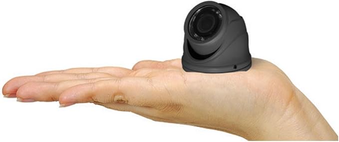 Speco 4MP HD-TVI Mini IR Turret w/2.9mm Lens - Grey