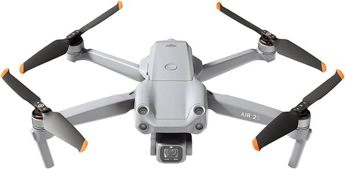 DJI Air 2S, Drone Quadcopter UAV with 3-Axis Gimbal Camera, Travel Essentials, 5.4K Video, 1-Inch CMOS Sensor, 4 Directions of Obstacle Sensing, 31 Mins Flight Time, 12km (7 mi) 1080p Video Transmission, Gray