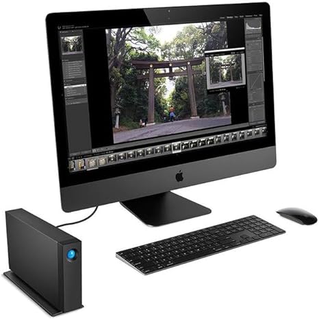 LaCie d2 Professional 14TB, External Hard Drive DeskTBp, for PC Mac & iPad, 1 Month Adobe CC, Data Rescue Service (STHA14000800)
