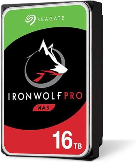 Seagate IronWolf Pro ST16000NE000 16 TB Hard Drive - 3.5" Internal - SATA (SATA/600), Mechanical Hard Disk