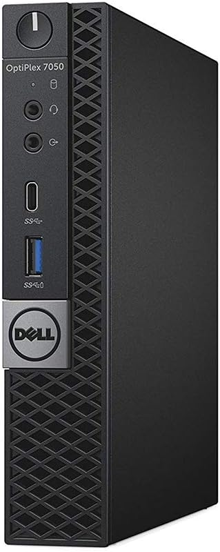 Dell Optiplex 7050 Micro Desktop, Intel i7, 16GB RAM, 256GB SSD, WiFi, Keyboard and Mouse, Windows 10 Pro (Renewed)