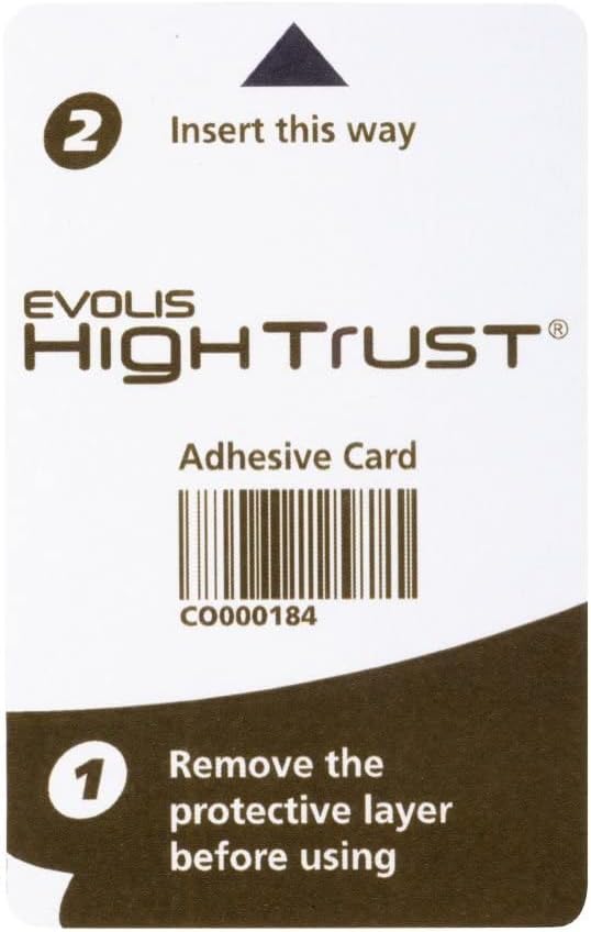Evolis Primacy Printer Consumables Adhesive Cleaning Card Kit 50 Adhesive Cards ACL003