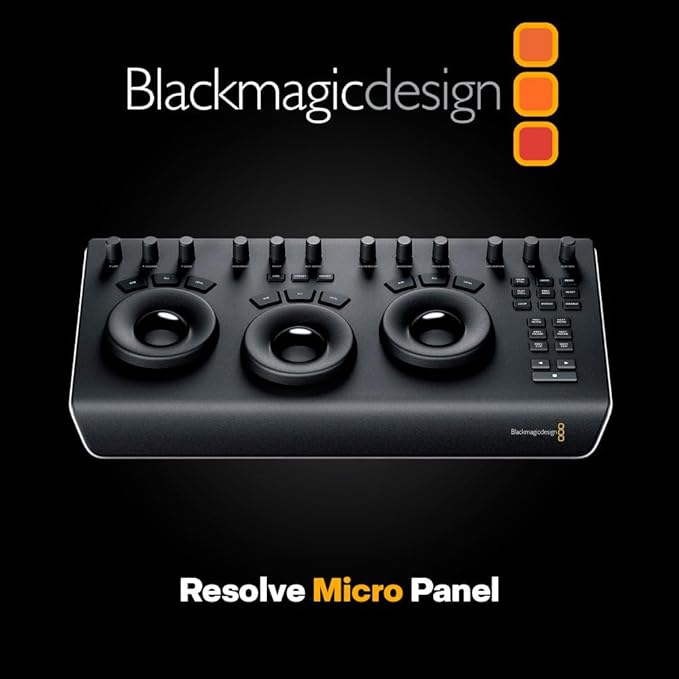 Blackmagic Design Davinci Resolve Micro Panel | Portable Low Profile Control Panel