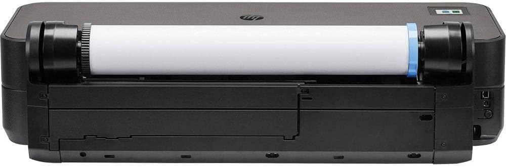 HP DesignJet T210 Large Format 24-inch Plotter Printer, with Modern Office Design (8AG32A) , Black