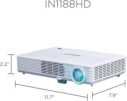 InFocus IN1188HD, LED 1080p, 1920 x 1080, 3000 Lumens, Ultra-Portable Projector