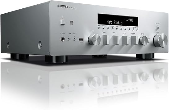 R-N600A Network Receiver with Streaming, Phono and Built-in DAC, Silver