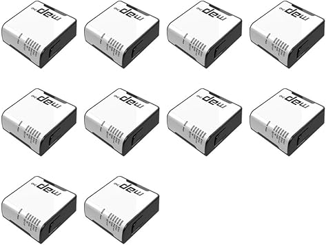 Mikrotik mAP 10-Units RBmAP2nD Dual-Chain 2.4GHz Micro Access Point PoE Out RouterOS L4