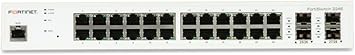 Fortinet | FS-224E | FortiSwitch-224E L2/L3 Switch - 24x GE RJ45 Ports, 4X GE SFP Slots. FortiGate Switch Controller Compatible.