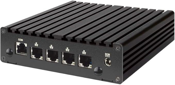 OPNsense Fanless Compact Open Source Freebsd Firewall Solution, 4 x Intel GbE LAN