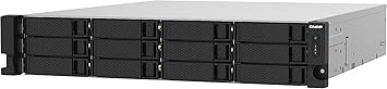 QNAP TS-1232PXU-RP-4G 12 Bay High-Speed SMB Rackmount NAS with Two 10GbE and 2.5GbE Ports, Redundant PSU