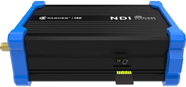 Kiloview N2 Portable Wireless HDMI to NDI Video Encoder with Built-in Battery, Camera Mounted