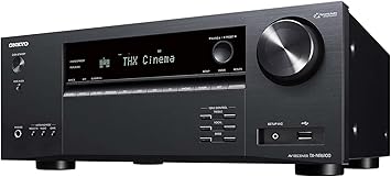 Onkyo TX-NR6100 7.2 Channel 8K Smart AV Receiver - THX Certified, Works with Sonos Certified, and Ultimate 4K Gaming Experience