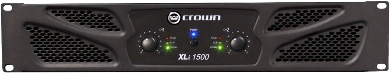 Crown XLi1500 Two-channel, 450W at 4Ω Power Amplifier