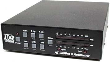 LDG Electronics AT-200PROII Automatic Antenna Tuner 1.8-54 MHz, 5-250 Watts SSB and CW. 100 watts on 6M. 75 watts with PSK or digital modes. 2 Year Warranty
