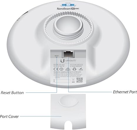 Ubiquiti NanoBeam ac Gen2 High-Performance airMAX ac Bridge (NBE-5AC-Gen2-US)