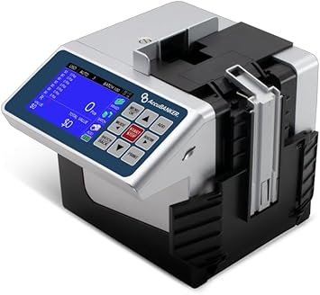 AccuBANKER D700 Multi Currency Duo Automatic Value Counting with 8-Point Counterfeit Bill Detector, Multi-Orientation Bill Feeding, Currency Detection USD & Euro, Commercial Grade