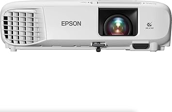 Epson Home Cinema 880 3-chip 3LCD 1080p Projector, 3300 lumens Color and White Brightness, Streaming and Home Theater, Built-in Speaker, Auto Picture Skew, 16,000:1 Contrast, HDMI 2.0, White