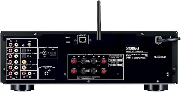 R-N600A Network Receiver with Streaming, Phono and Built-in DAC, Silver